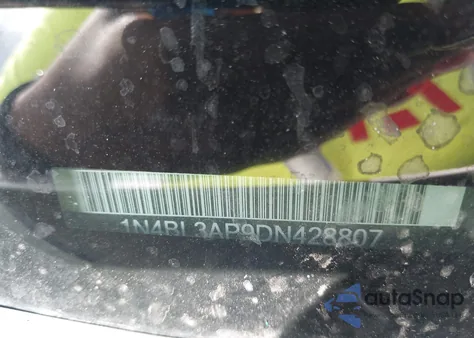 2013 Nissan Altima 3.5 Sl из США, поврежденный, VIN 1N4BL3AP9DN428807